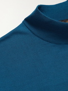 LORO PIANA - Slim-Fit Wish Virgin Wool Rollneck Sweater - Blue