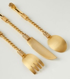 Natalia Criado Gold-plated cutlery set