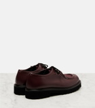 Max Mara Track leather and suede loafers
