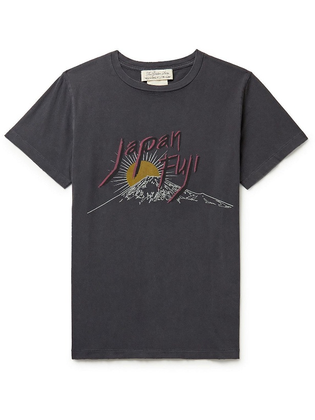 Photo: Remi Relief - Printed Cotton-Jersey T-Shirt - Gray