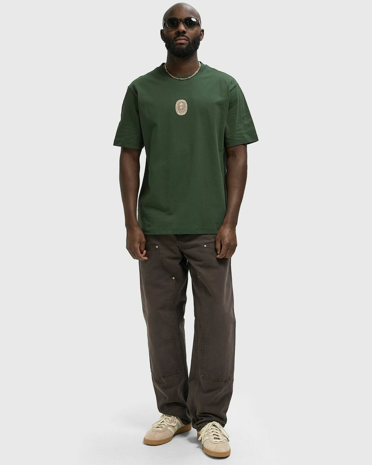 Parlez Beacon Tee Green Mens Shortsleefe