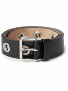 Alexander McQueen - Embellished Leather Belt - Black