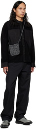 Nicholas Daley Black Straight Leg Trousers