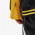 MASTERMIND WORLD Men's Shoulder Line Track Jacket in Black Yellow