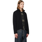OUR LEGACY Black Shrunken Fullzip Track Jacket