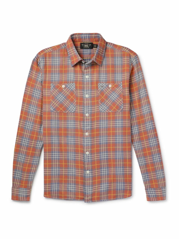 Photo: RRL - Checked Cotton-Twill Shirt - Multi