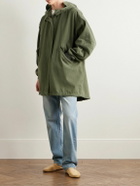 The Row - Kemet Oversized Cotton-Canvas Hooded Jacket - Green