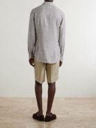 Slowear - Striped Linen Shirt - Brown