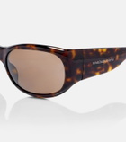 Magda Butrym Logo round sunglasses