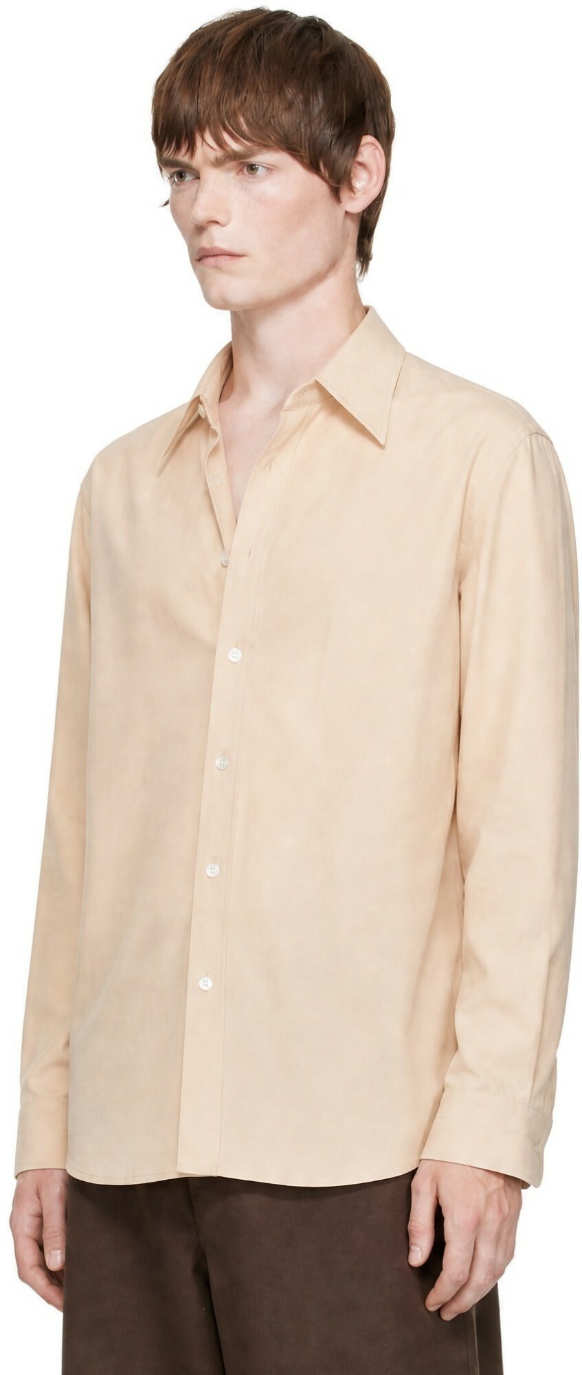LEMAIRE Beige Fluid Shirt