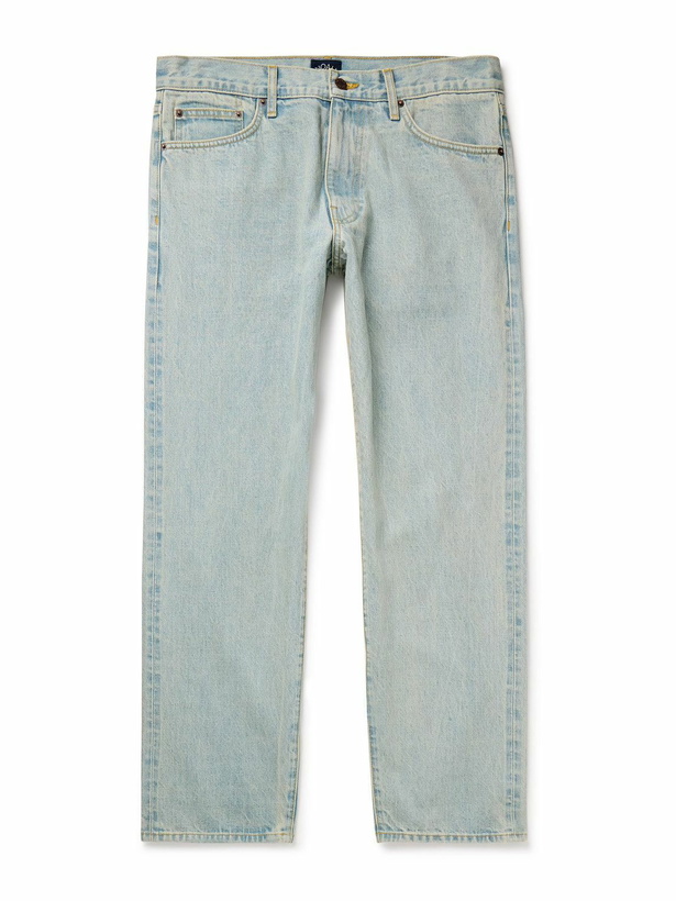 Photo: Noah - Straight-Leg Selvedge Jeans - Blue