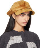 OPEN YY Beige Wire Bucket Beret Cap