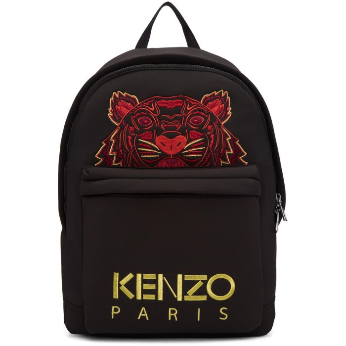 Photo: Kenzo Black Neoprene Chinese New Year Tiger Backpack