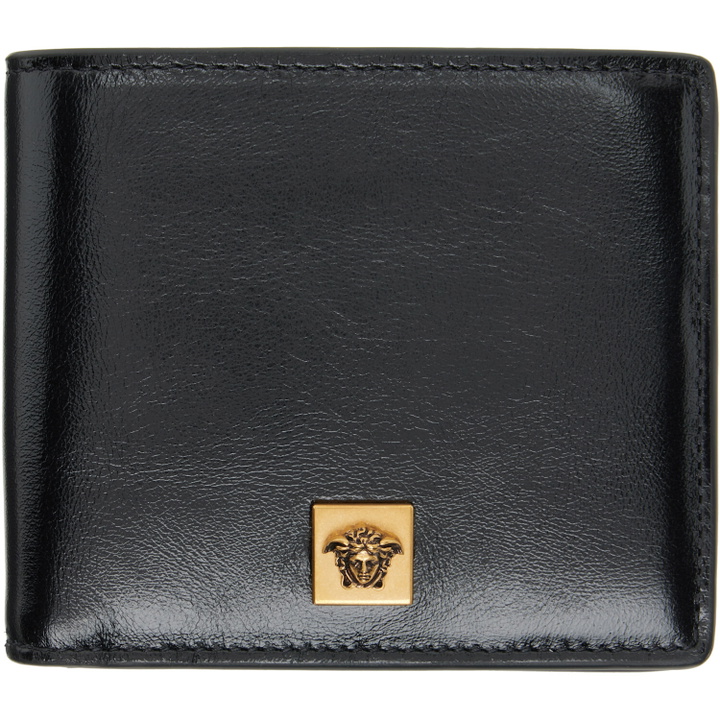 Photo: Versace Black Severine Leather Bifold Wallet