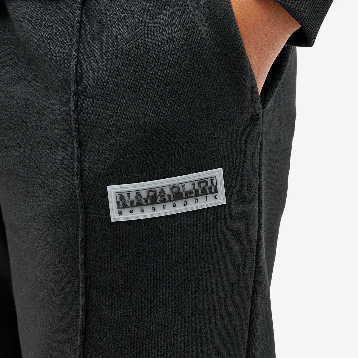 Napapijri Women's Tonal Logo Sweat Pant in Black