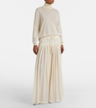 The Row Berenice cotton muslin wide-leg pants