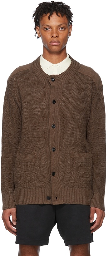 Photo: MHL by Margaret Howell Brown Linen Cardigan