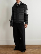 Thom Browne - Striped Quilted Ripstop Down Jacket - Black