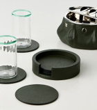Giobagnara Set of 6 leather coasters