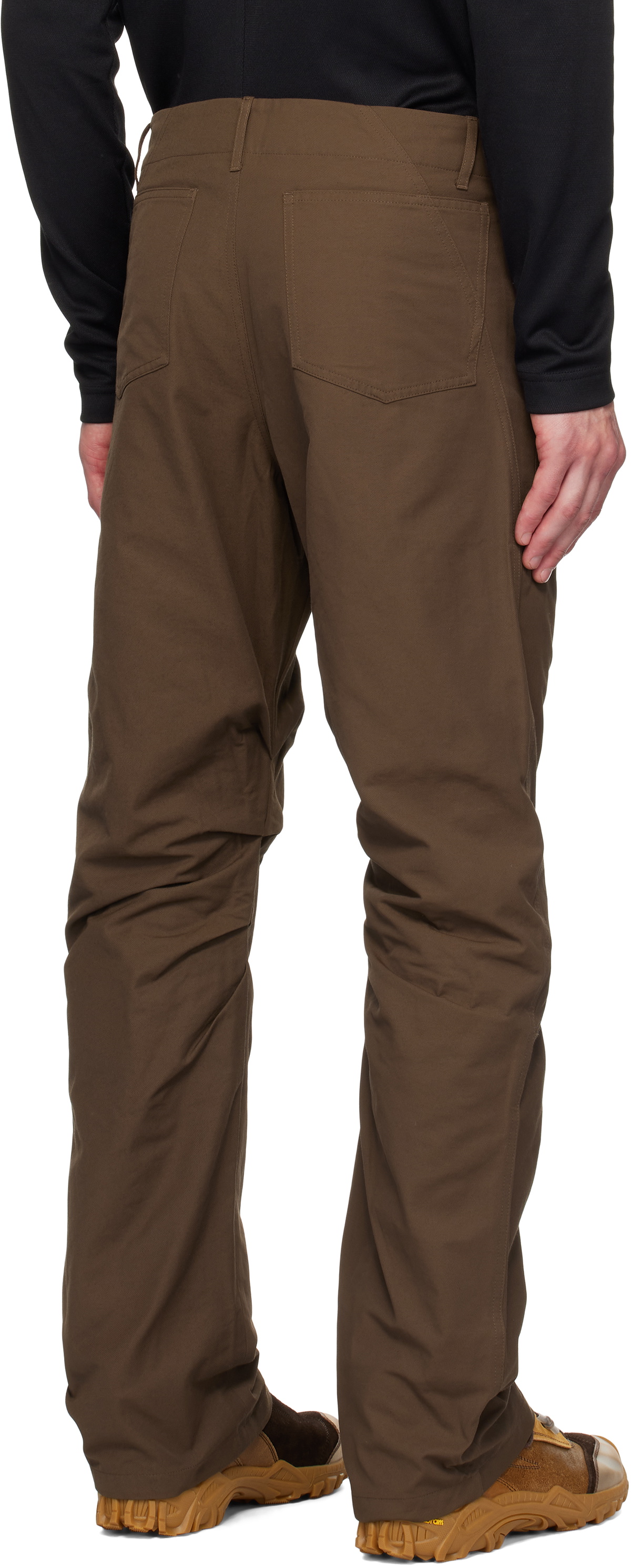 POST ARCHIVE FACTION (PAF) Brown 7.0 Right Trousers Post Archive 