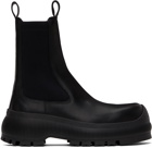 Jil Sander Black Calf Leather Chelsea Boots