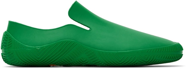Photo: Bottega Veneta Green Rubber Climber Sneakers