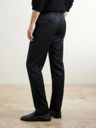 Brioni - Straight-Leg Super 220s Wool Trousers - Black