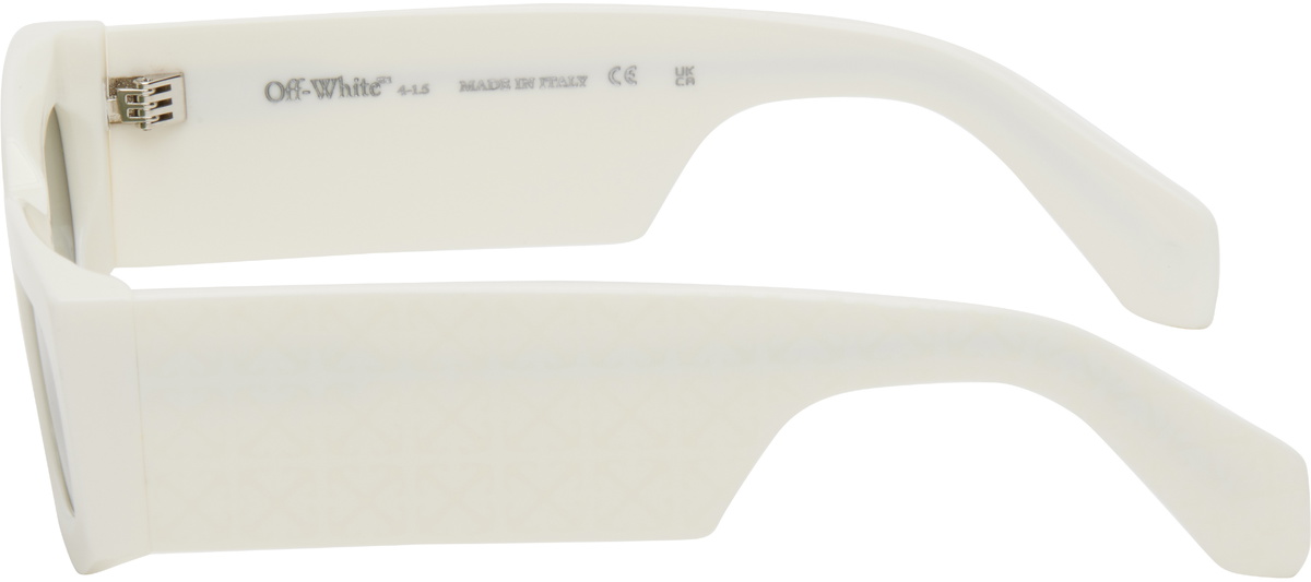 Off-White White & Green Cary Sunglasses