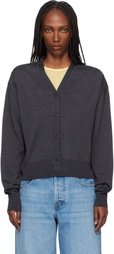JACQUEMUS Gray 'Le Cardigan Brode' Cardigan