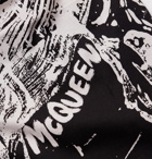 Alexander McQueen - Slim-Fit Printed Cotton-Jersey T-Shirt - Black