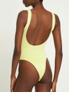 REINA OLGA Papaia Crinkled One Piece Swimsuit