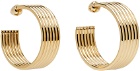 ALAÏA Gold Loop Hoop Earrings