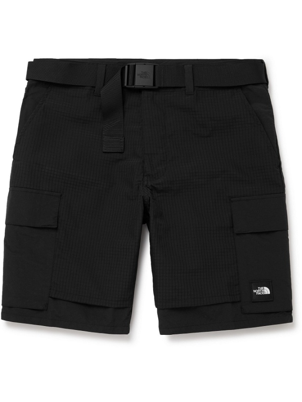 Photo: THE NORTH FACE - Metro Ex Belted Stretch-Shell Cargo Shorts - Black