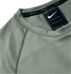 Nike - Sportswear Tech Pack Logo-Appliquéd Tech-Jersey T-Shirt - Army green