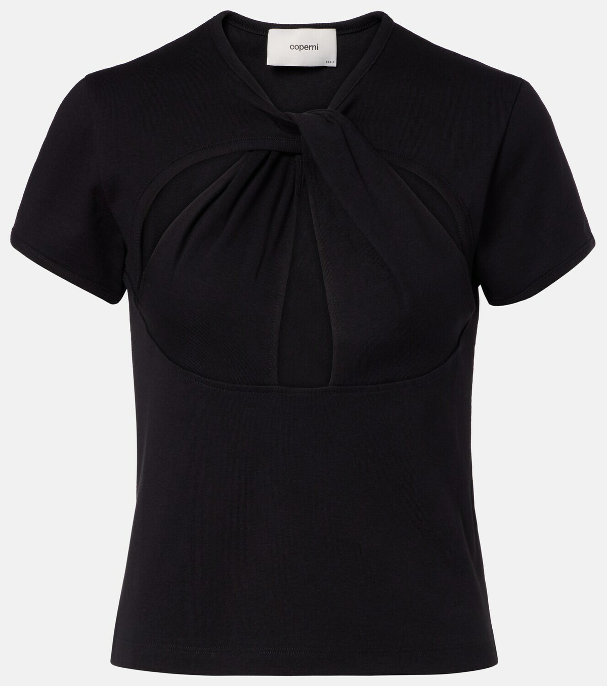 Coperni Cutout cotton T-shirt