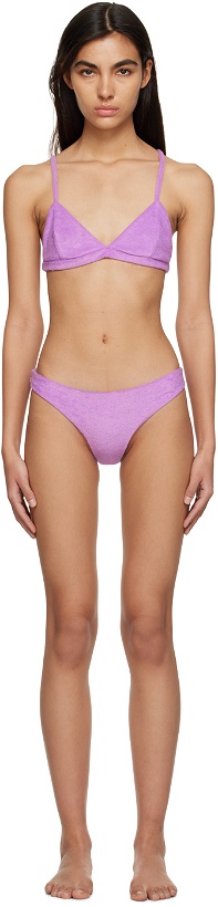 Photo: Baserange SSENSE Exclusive Purple Obeo Reversible Bikini