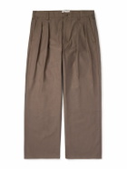 WTAPS - Straight-Leg Cotton-Twill Trousers - Brown