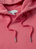 Peter Millar - Lava Wash Stretch Cotton and Modal-Blend Jersey Hoodie - Red