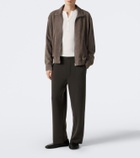 Lisa Yang Falk cotton and cashmere Henley shirt