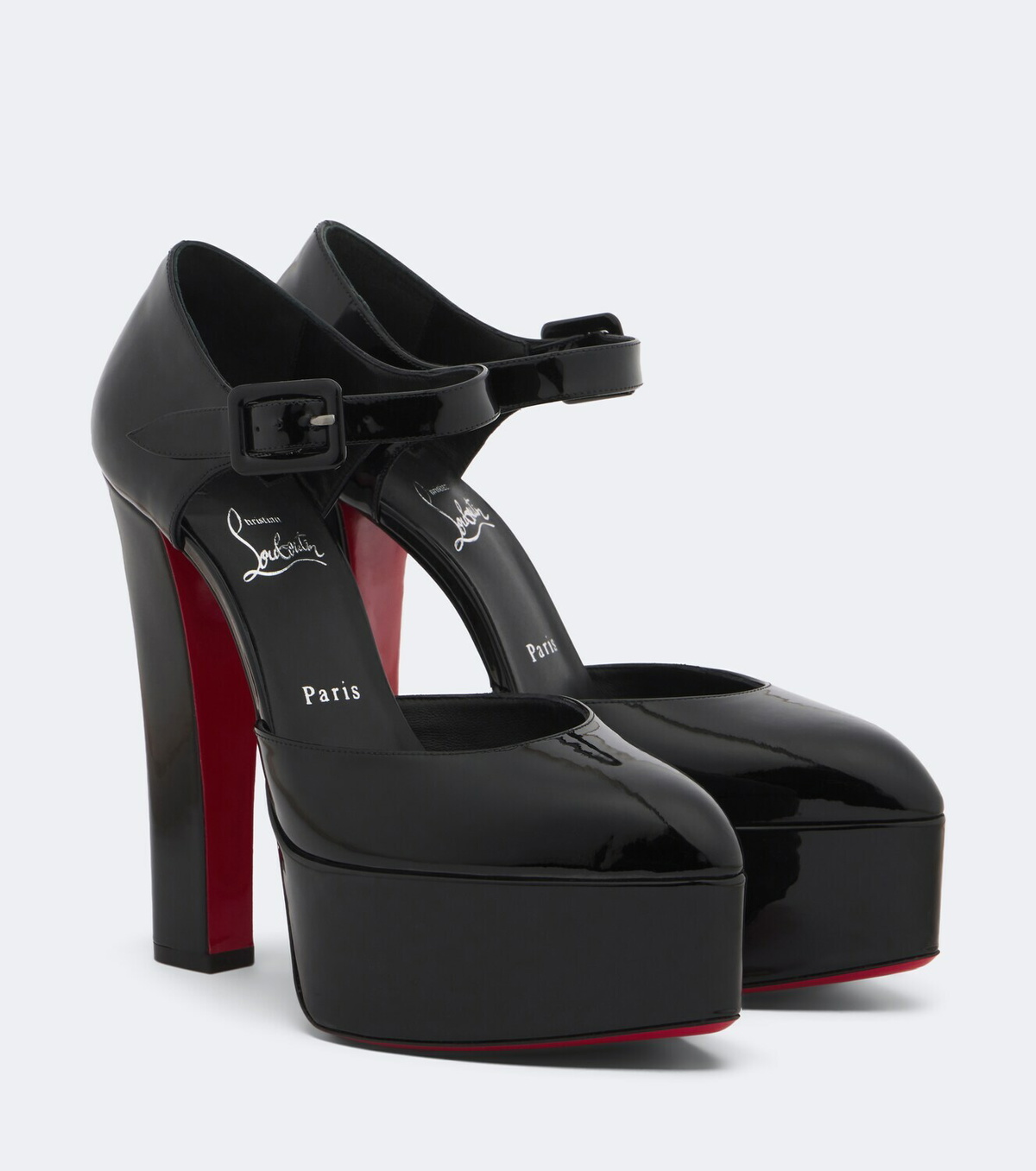 Christian Louboutin Jenna patent leather platform pumps