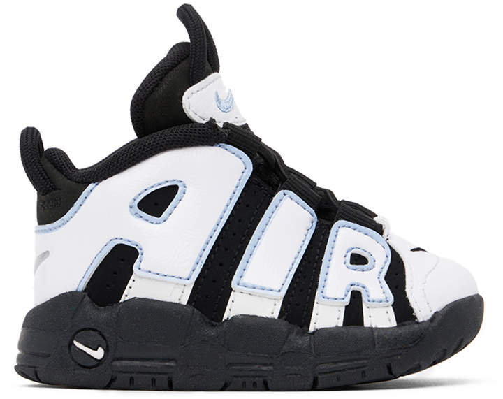 Photo: Nike Baby Black & White Air More Uptempo Sneakers