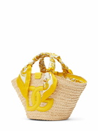 DOLCE & GABBANA Small Kendra Straw Tote Bag