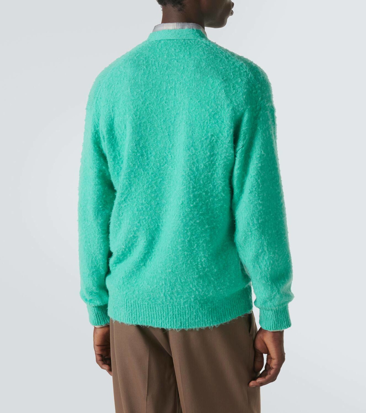 Auralee Cashmere, wool, and silk cardigan Auralee