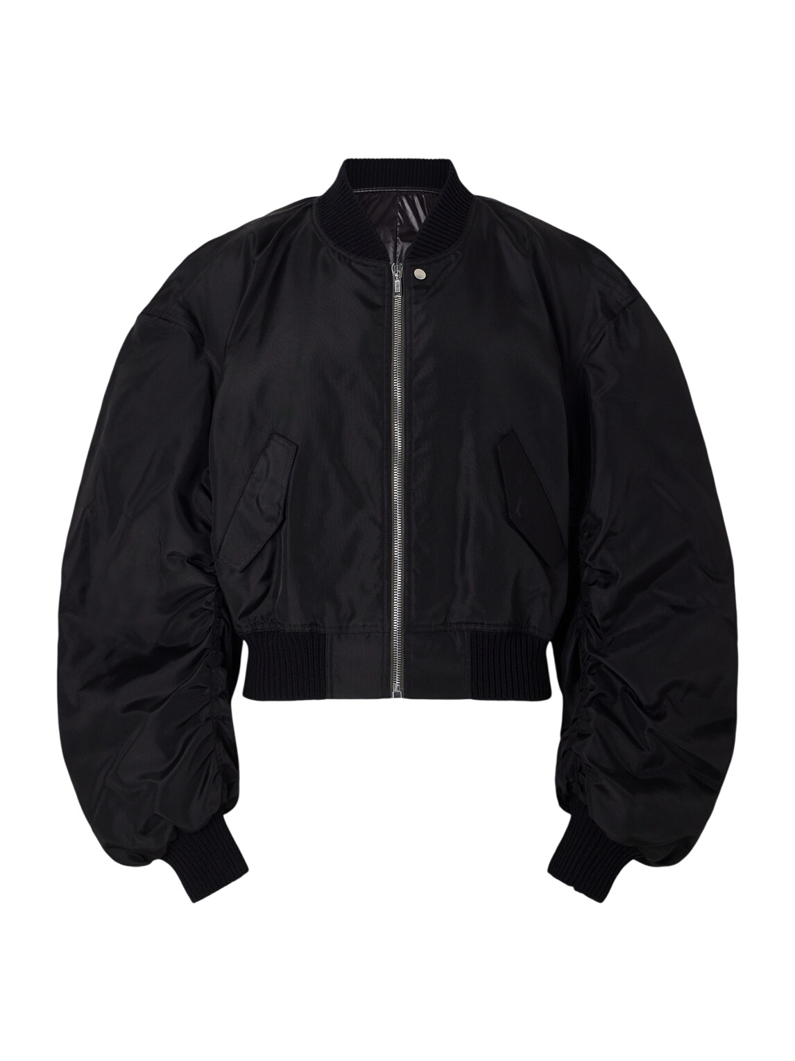 ジャケット・アウター Rick Owens Bubble Batwing Flight Bomber Rick Owens Black Bubble Batwing Flight Bomber Jacket Rick Owens
