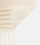 Loewe Fringed mohair and wool-blend scarf
