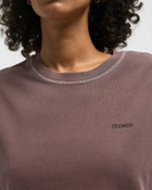CLOSED RELAXED TEE Red Womens Shortsleefe