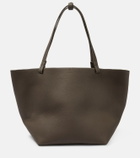 The Row Park Three leather tote bag