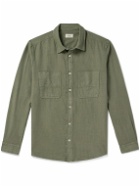 Altea - Brando Cotton-Twill Shirt - Green