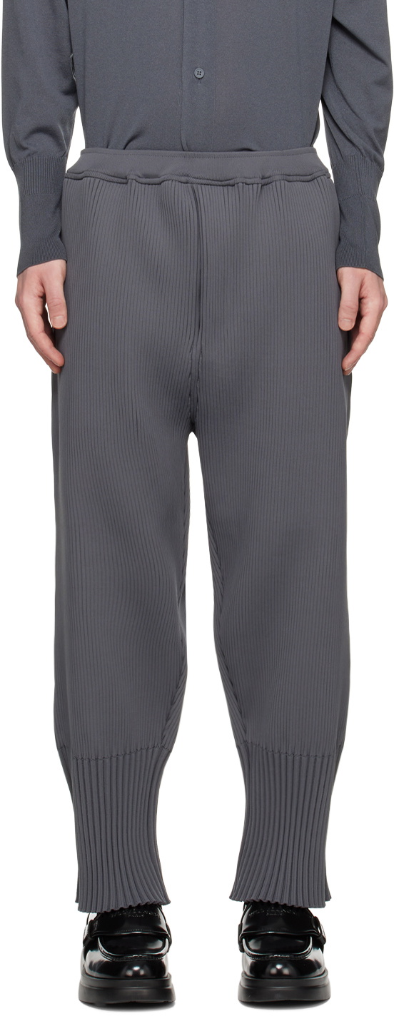 CFCL FLUTED PANTS 2 / BLACK（CFCL Fluted Pants 2 - Black