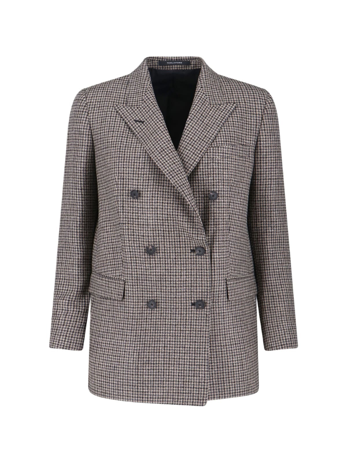 Tagliatore Double-breasted Virgin Wool Blazer